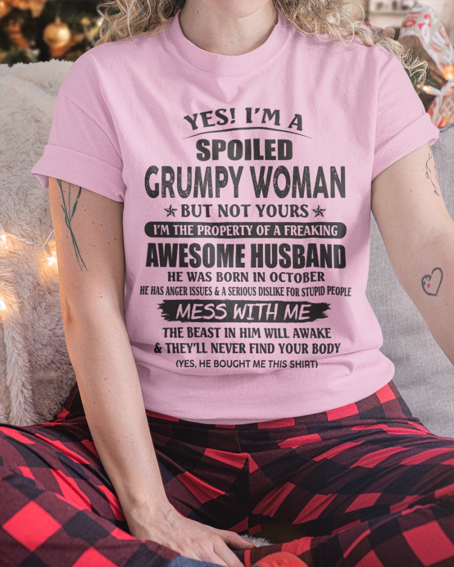 Perfect gift for wife from awesome husband october – NGHL10 (SKU10-21-10)