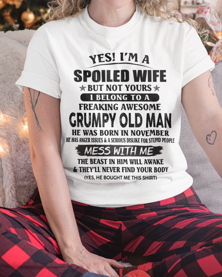 Grumpy Old Man November – Perfect gift for your wife – NGHL11 (SKU08-63-11)