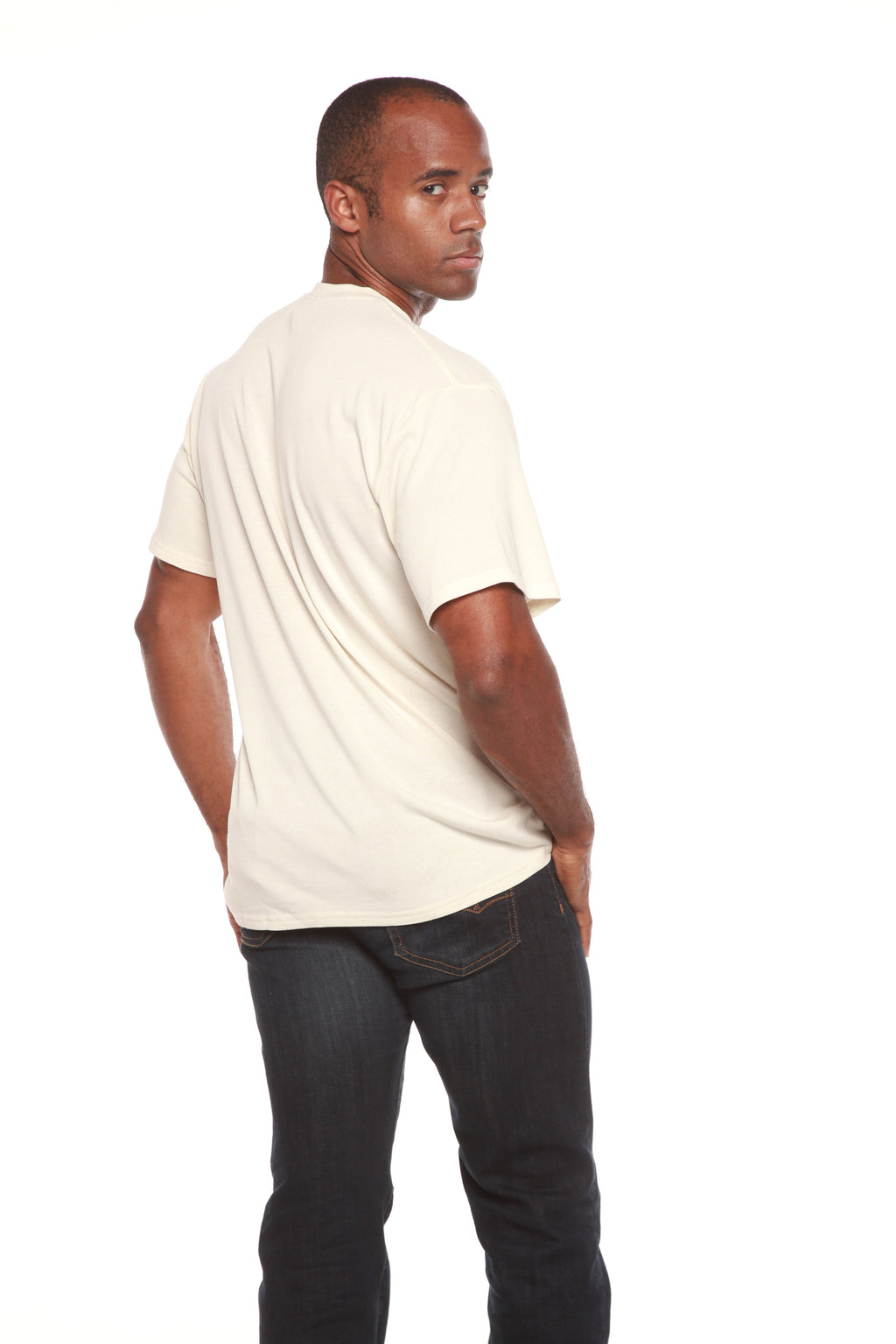 The Original Men's Bamboo Viscose/Organic Cotton Short Sleeve T-Shirt - Classic Cut - Lara Luxe