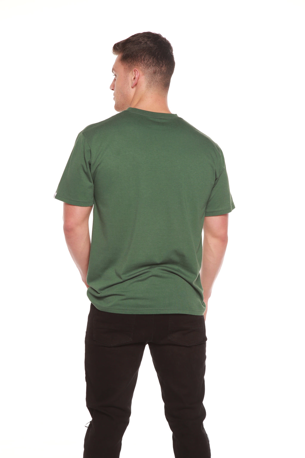 The Original Men's Bamboo Viscose/Organic Cotton Short Sleeve T-Shirt - Classic Cut - Lara Luxe