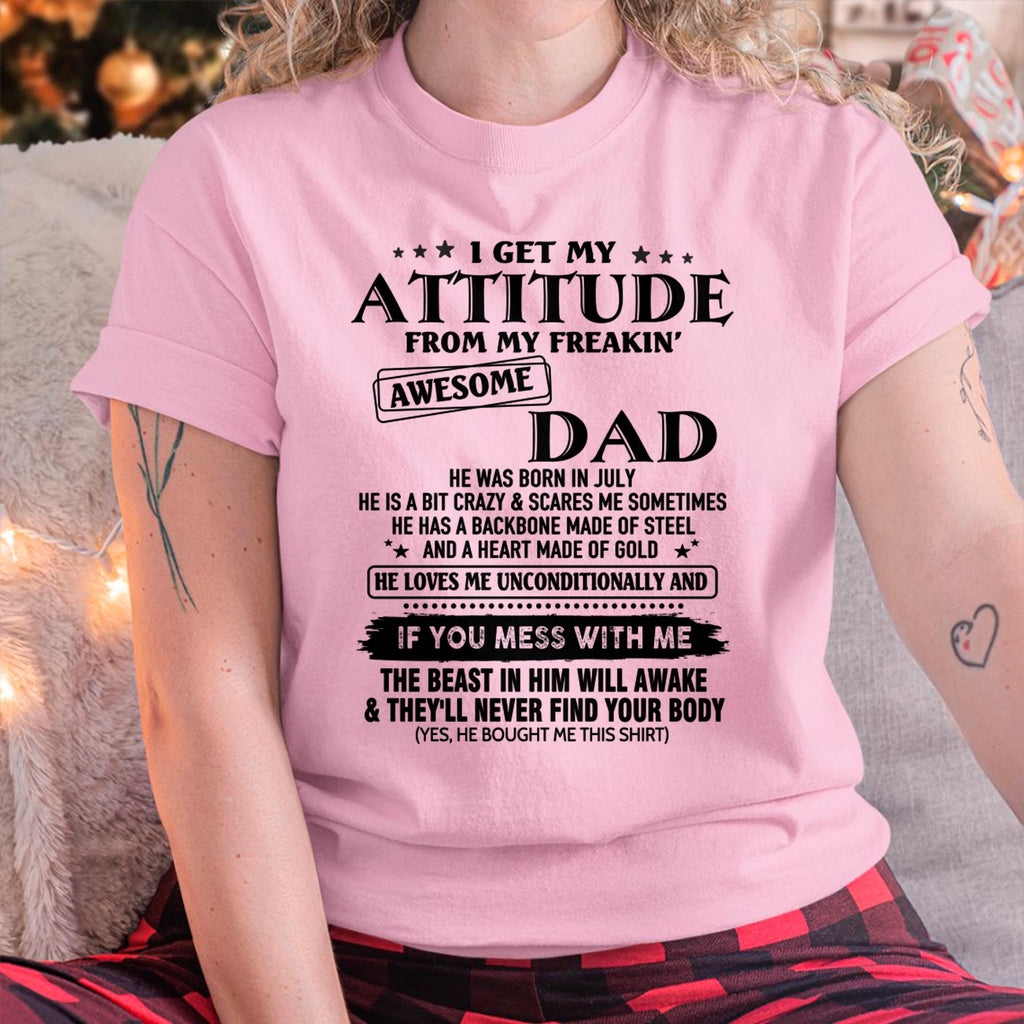 July - Gift For Son and Daughter From Dad - NGHL07 - (SKU-TDADC-07)