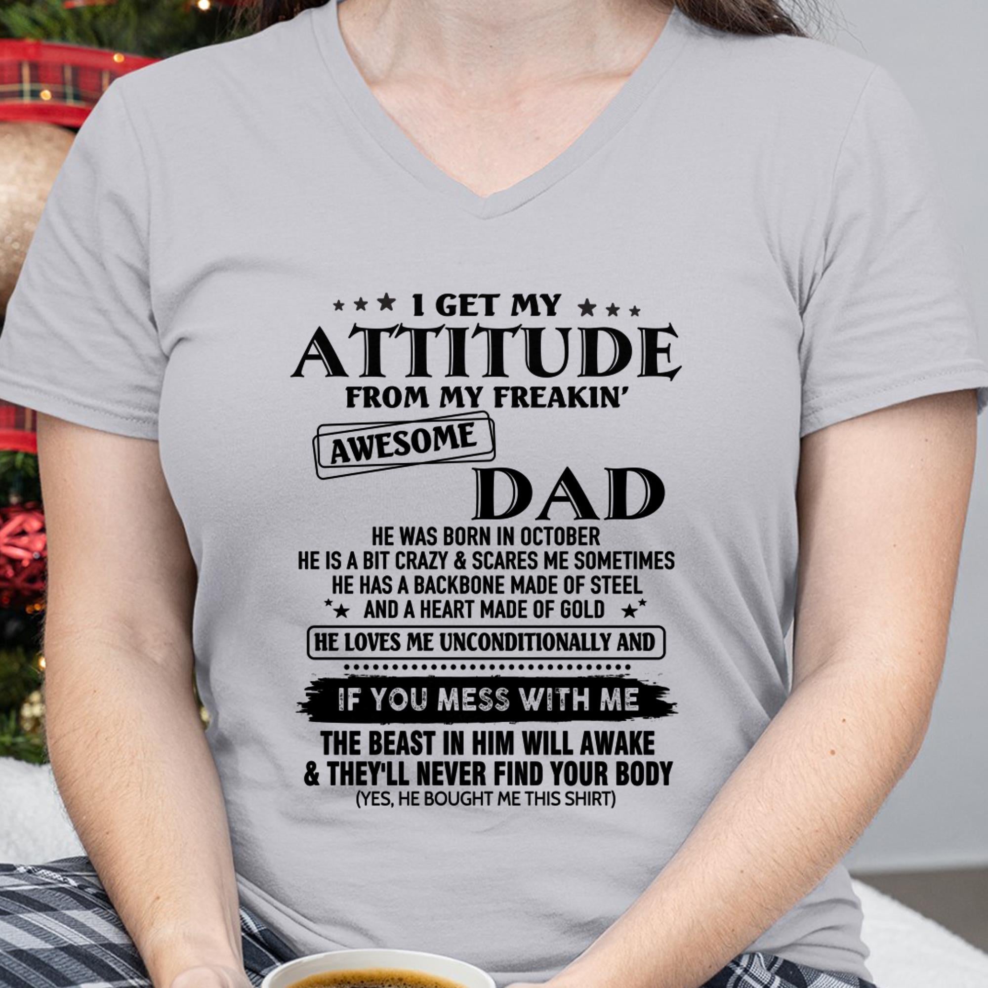 October - Gift For Son and Daughter From Dad - NGHL10 - (SKU-TDADC-10)